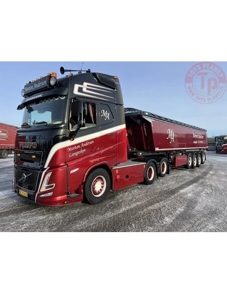 Volvo Aero Globetrotter XL met 4-assige kipper Morten Andersen TEKNO 88847 TEKNO Volvo Aero Globetrotter XL met 4-assige kipper Morten Andersen TEKNO 88847 TEKNO