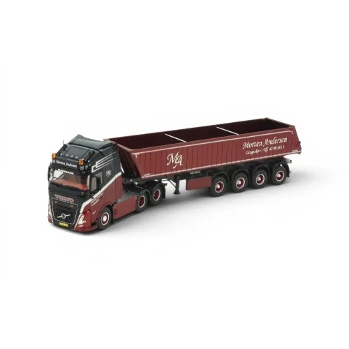 Volvo Aero Globetrotter XL met 4-assige kipper Morten Andersen TEKNO 88847 TEKNO