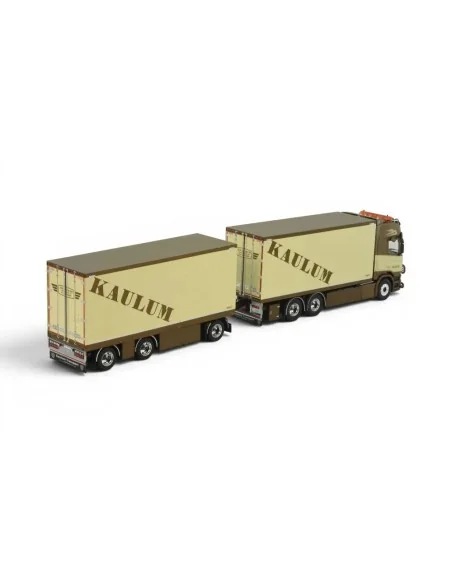 Scania NGR Highline 6x2 motorwagen met 3-assige schamelaanhanger Kaulum Transport TEKNO 89256 TEKNO Scania NGR Highline 6x2 motorwagen met 3-assige schamelaanhanger Kaulum Transport TEKNO 89256 TEKNO