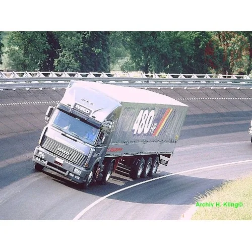1/50 Iveco Turbostar 190.48 4x2 DEMO centinato 3 assi TEKNO 89946 TEKNO