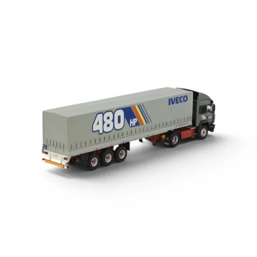 1/50 Iveco Turbostar 190.48 4x2 DEMO centinato 3 assi TEKNO 89946 TEKNO