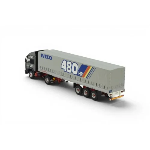 1/50 Iveco Turbostar 190.48 4x2 DEMO centinato 3 assi TEKNO 89946 TEKNO