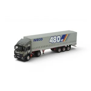 1/50 Iveco Turbostar 190.48 4x2 DEMO centinato 3 assi TEKNO 89946 TEKNO