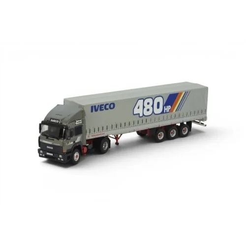 1/50 Iveco Turbostar 190.48 4x2 DEMO centinato 3 assi TEKNO 89946 TEKNO
