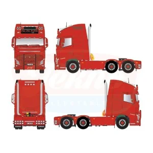 1/50 Vandenbulcke STH Volvo FH04 Globetrotter 6x2 TEKNO 88607 TEKNO