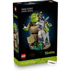 Shrek, Ciuchino e Gatto con gli Stivali LEGO SHREK 72423 LEGO