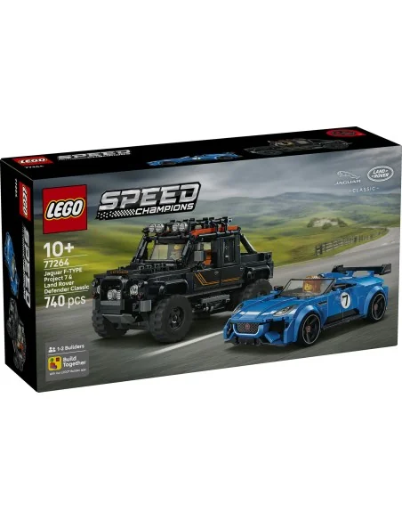 Jaguar Project 7 e Land Rover Defender LEGO SPEED CHAMPIONS 77264 LEGO