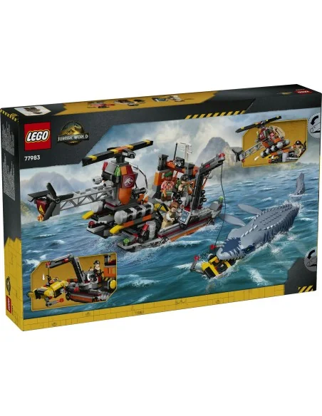 Attacco alla barca del dinosauro Mosasaurus LEGO JURASSIC WORLD 77983 LEGO Attacco alla barca del dinosauro Mosasaurus LEGO JURASSIC WORLD 77983 LEGO