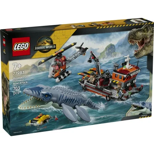 Attacco alla barca del dinosauro Mosasaurus LEGO JURASSIC WORLD 77983 LEGO