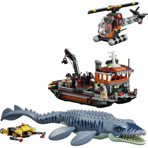 Attacco alla barca del dinosauro Mosasaurus LEGO JURASSIC WORLD 77983 LEGO