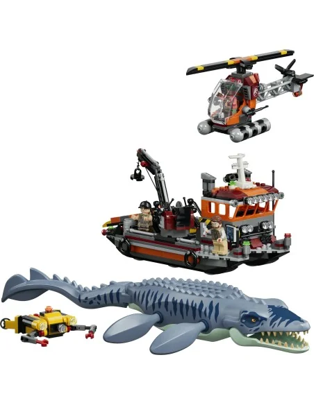 Attacco alla barca del dinosauro Mosasaurus LEGO JURASSIC WORLD 77983 LEGO Attacco alla barca del dinosauro Mosasaurus LEGO JURASSIC WORLD 77983 LEGO
