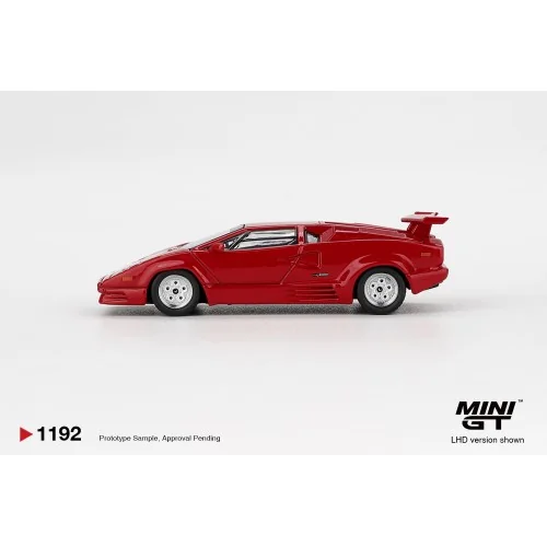 1:64 LAMBORGHINI COUNTACH 25TH ANNIVERSARY RED 1988 MGT01192-L Mini Gt