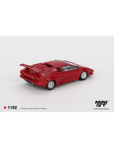 1:64 LAMBORGHINI COUNTACH 25TH ANNIVERSARY RED 1988 MGT01192-L Mini Gt