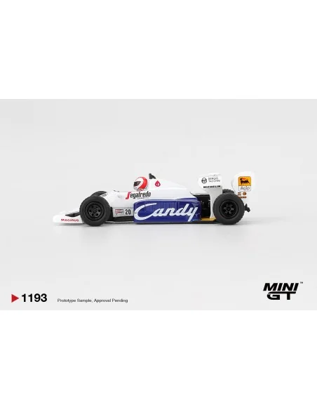1:64 TOLEMAN TG184 N20 JOHNNY CECOTTO MONACO GRAND PRIX 1984 MGT01193-L Mini Gt 1:64 TOLEMAN TG184 N20 JOHNNY CECOTTO MONACO GRAND PRIX 1984 MGT01193-L Mini Gt