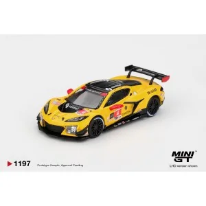 1:64 CHEVROLET CORVETTE Z06 GT3.R N4 CORVETTE RACING BY PRATT MILLER MOTORSPORTS DAYTONA 24 HRS 2025 MGT01197-L Mini Gt