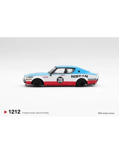 1:64 NISSAN GT-R (KPGC110) SKYLINE KENMERI LIBERTY WALK NISSAN RACING 75 CONCEPT 2024 MGT01212-R Mini Gt