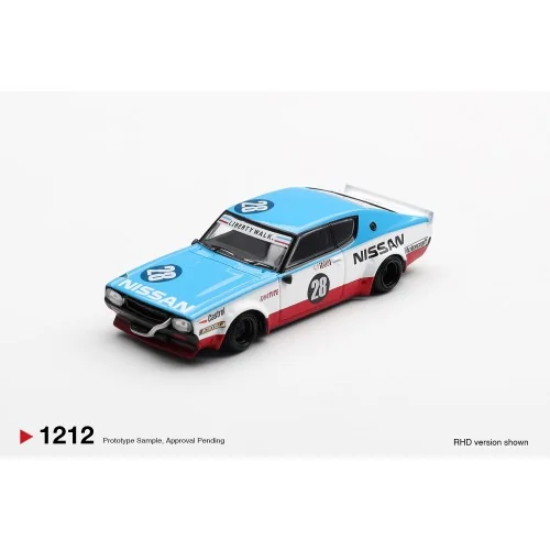1:64 NISSAN GT-R (KPGC110) SKYLINE KENMERI LIBERTY WALK NISSAN RACING 75 CONCEPT 2024 MGT01212-R Mini Gt