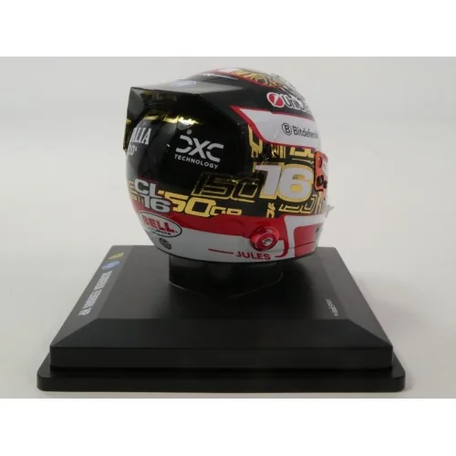 1/5 CASCO CHARLES LECLERC TEAM FERRARI HP ABU DHABI GP 2025 LSHEL028 CASCHI PILOTI 1/5