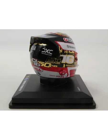 1/5 CASCO CHARLES LECLERC TEAM FERRARI HP ABU DHABI GP 2025 LSHEL028 CASCHI PILOTI 1/5