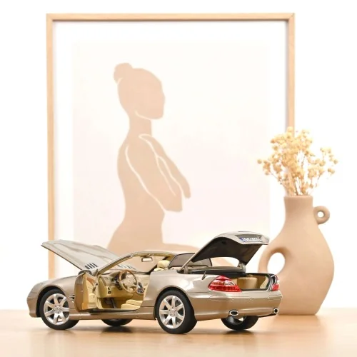 1/18 MERCEDES SL 500 2003 BEIGE NOREV NV183843 NOREV