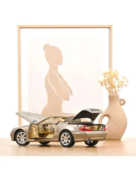 1/18 MERCEDES SL 500 2003 BEIGE NOREV NV183843 NOREV 1/18 MERCEDES SL 500 2003 BEIGE NOREV NV183843 NOREV