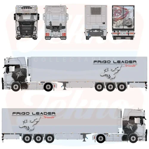 1/50 Sarantos Scania NGS Highline 4x2 con semirimorchio frigo TEKNO 90892 TEKNO