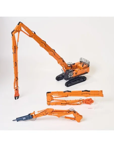1/50 HITACHI-LANDCROS Excavator ZX1100K-7 con 3 differenti bracci demolizione HITACHI 30157/2 HITACHI