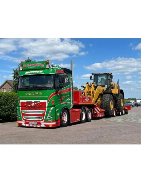 1/50 Jan Mues Volvo FH05 low roof 6x2 con semirimorchio 3 assi TEKNO 88135 TEKNO