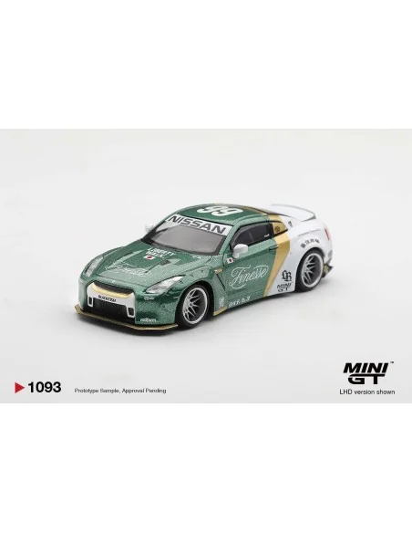 1:64 NISSAN GT-R R35 LB WORKS TYPE 1 WITH CUSTOM DUCKTAIL AUTO FINESSE 2025 MGT01093-L MINI GT