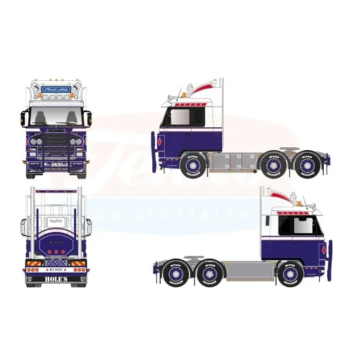 1/50 Frank Hole Scania 143 Streamline 6x2 TEKNO 92025 TEKNO