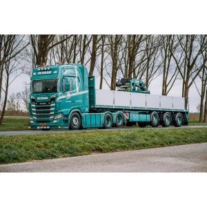 1/50 G.L. de Haan Scania NGS Highline 6x4 con semirimorchio 3 assi TEKNO 91642 TEKNO