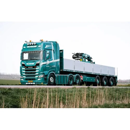 1/50 G.L. de Haan Scania NGS Highline 6x4 con semirimorchio 3 assi TEKNO 91642 TEKNO