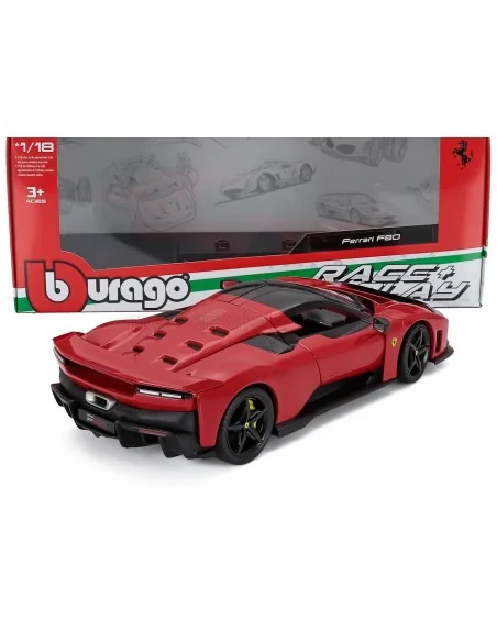 1/18 FERRARI F80 2024 ROSSO BURAGO 18-16022R BURAGO
