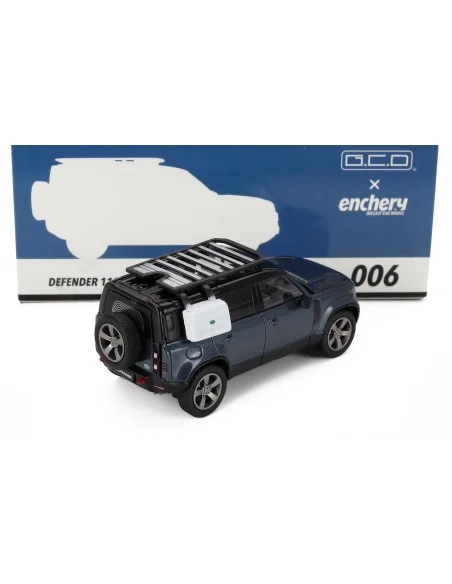 1/64 LAND ROVER NEW DEFENDER 110 WITH ROOF PACK 2020 - BLUE BLACK GCD MODELS GE-002-6 ALTRE MARCHE
