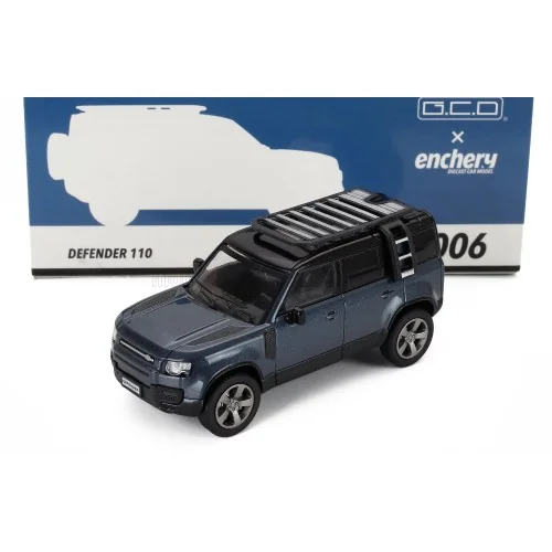 1/64 LAND ROVER NEW DEFENDER 110 WITH ROOF PACK 2020 - BLUE BLACK GCD MODELS GE-002-6 ALTRE MARCHE