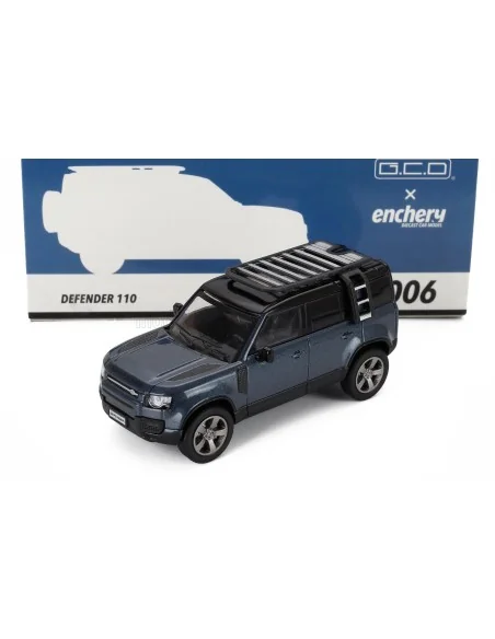 1/64 LAND ROVER NEW DEFENDER 110 WITH ROOF PACK 2020 - BLUE BLACK GCD MODELS GE-002-6 ALTRE MARCHE