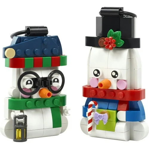 Pupazzi di neve ornamentali LEGO 40812 LEGO