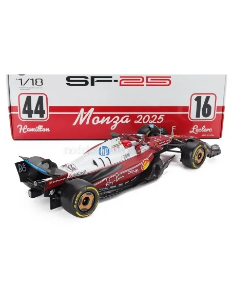1/18 FERRARI F1 SF-25 N 16 MONZA ITALY GP 2025 CHARLES LECLERC NIKI LAUDA 50th ANNIVERSARY WORLD CHAMPION BURAGO 18-16816MON1... 1/18 FERRARI F1 SF-25 N 16 MONZA ITALY GP 2025 CHARLES LECLERC NIKI LAUDA 50th ANNIVERSARY WORLD CHAMPION BURAGO 18-16816MON1...