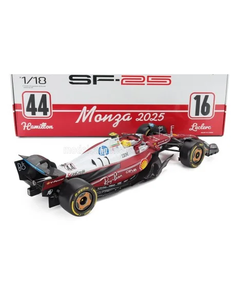 1/18 FERRARI F1 SF-25 N 44 MONZA ITALY GP 2025 LEWIS HAMILTON - NIKI LAUDA 50th ANNIVERSARY WORLD CHAMPION BURAGO 18-16816MON... 1/18 FERRARI F1 SF-25 N 44 MONZA ITALY GP 2025 LEWIS HAMILTON - NIKI LAUDA 50th ANNIVERSARY WORLD CHAMPION BURAGO 18-16816MON...