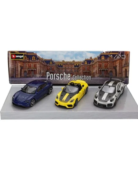 1/43 PORSCHE SET 3X 911 992 GT2 RS COUPE 2021 - 718 (982) SPIDER RS - TAYCAN BURAGO 18-30506 BURAGO