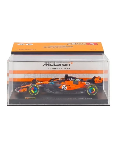 1/43 McLAREN F1 MCL39 TEAM MCLAREN N 81 3rd MONACO GP 2025 OSCAR PIASTRI CON PILOTA E VETRINA BURAGO 18-38249- MONACO-81 BURAGO 1/43 McLAREN F1 MCL39 TEAM MCLAREN N 81 3rd MONACO GP 2025 OSCAR PIASTRI CON PILOTA E VETRINA BURAGO 18-38249- MONACO-81 BURAGO