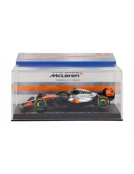 1/43 McLAREN F1 MCL39 TEAM MCLAREN N 4 WORLD CHAMPION WINNER SILVERSTONE BRITISH GP 2025 LANDO NORRIS CON PILOTA E VETRINA BU... 1/43 McLAREN F1 MCL39 TEAM MCLAREN N 4 WORLD CHAMPION WINNER SILVERSTONE BRITISH GP 2025 LANDO NORRIS CON PILOTA E VETRINA BU...