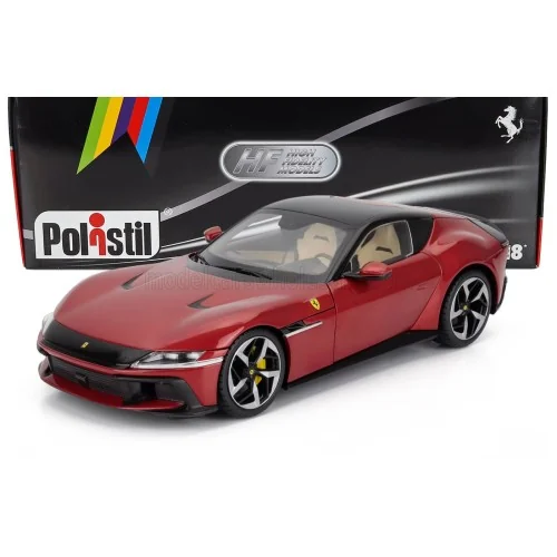 1/18 FERRARI 12 CILINDRI 2024 ROSSO IMOLA POLISTIL 18FE02011-W POLISTIL
