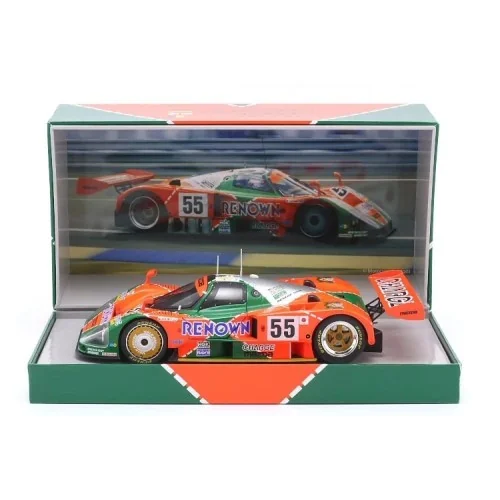 1/18 MAZDA 787B 2.6L TEAM MAZDASPEED CO. LTD. N 55 WINNER 24h LE MANS 1991 GACHOT - HERBERT - WEIDLER BOX APRIBILE WERK W1802...