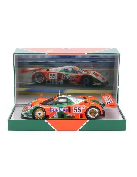 1/18 MAZDA 787B 2.6L TEAM MAZDASPEED CO. LTD. N 55 WINNER 24h LE MANS 1991 GACHOT - HERBERT - WEIDLER BOX APRIBILE WERK W1802...