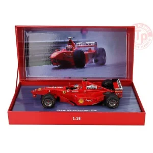 1/18 FERRARI F1 F300 3-WHEELS 3-RUOTE N 3 SPA BELGIUM GP 1998 - THE CRASH INVOLVING MICHAEL SCHUMACHER AND DAVID COULTHARD W1...