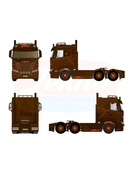 1/50 Iveco S-Way Low Roof 6x2 Tekno Event 2027 TEKNO 92090 TEKNO