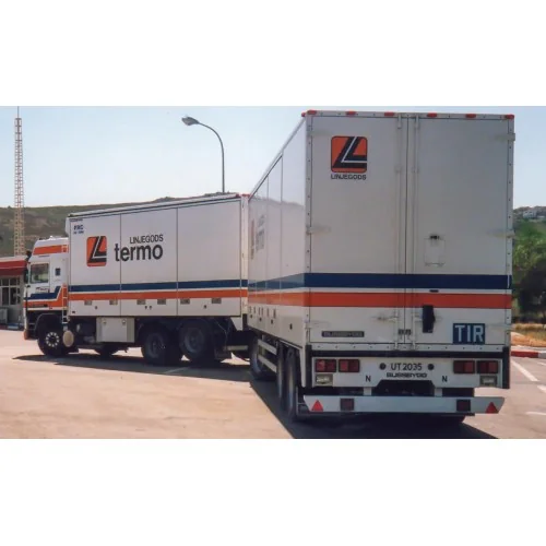 1/50 Linjegods Volvo F12 Globetrotter Short Rigid Truck with 8.7m Trailer TEKNO 92324 TEKNO