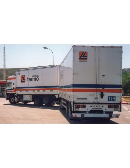 1/50 Linjegods Volvo F12 Globetrotter Short Rigid Truck with 8.7m Trailer TEKNO 92324 TEKNO