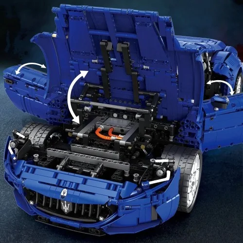1/8 Maserati Grand Turismo 2024 (5,480pcs) REOBRIX 11010 REOBRIX